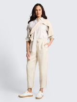 Bluza od mješavine lana - Uzorak/višebojna_6971551