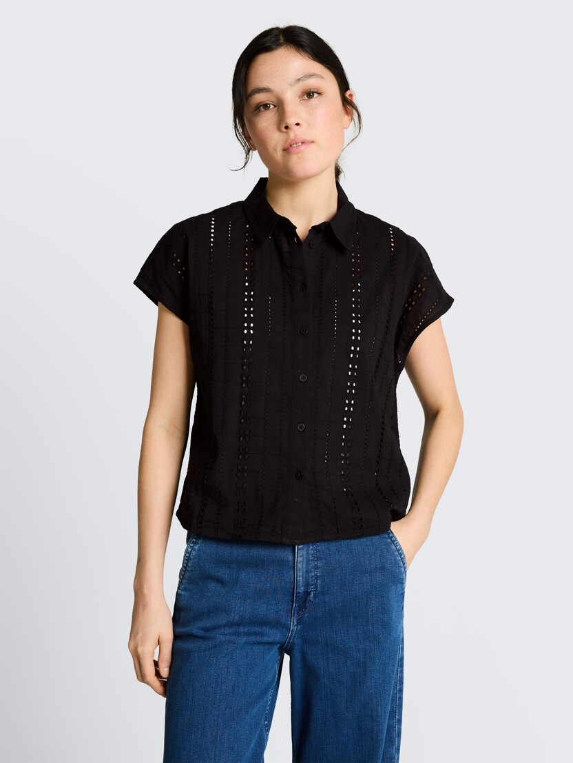 Bluza s vezom - Crna_9770852