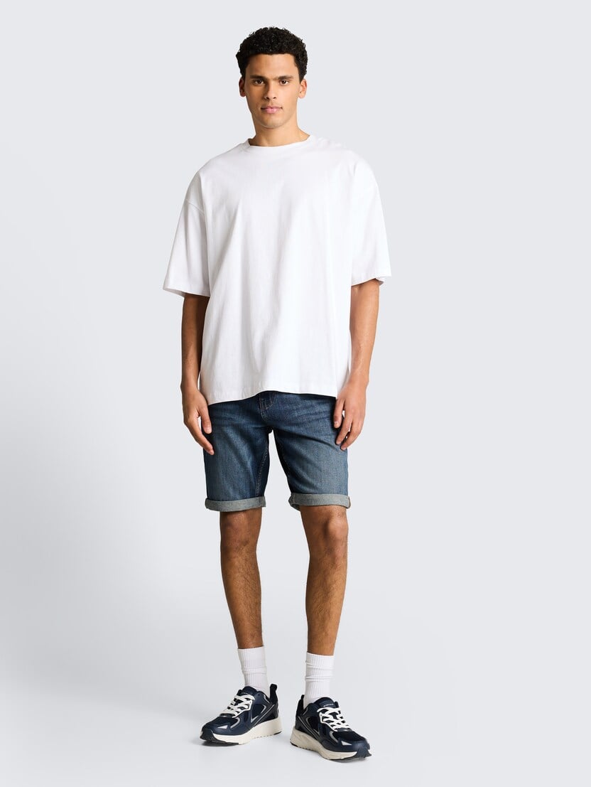  Josh kratke jeans hlače regular kroja - Plava-1050031-10281-14