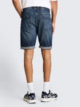 Josh kratke jeans hlače regular kroja - Plava_8987913
