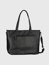 Geantă shopper Jamila cu fermoar - Negru_216460