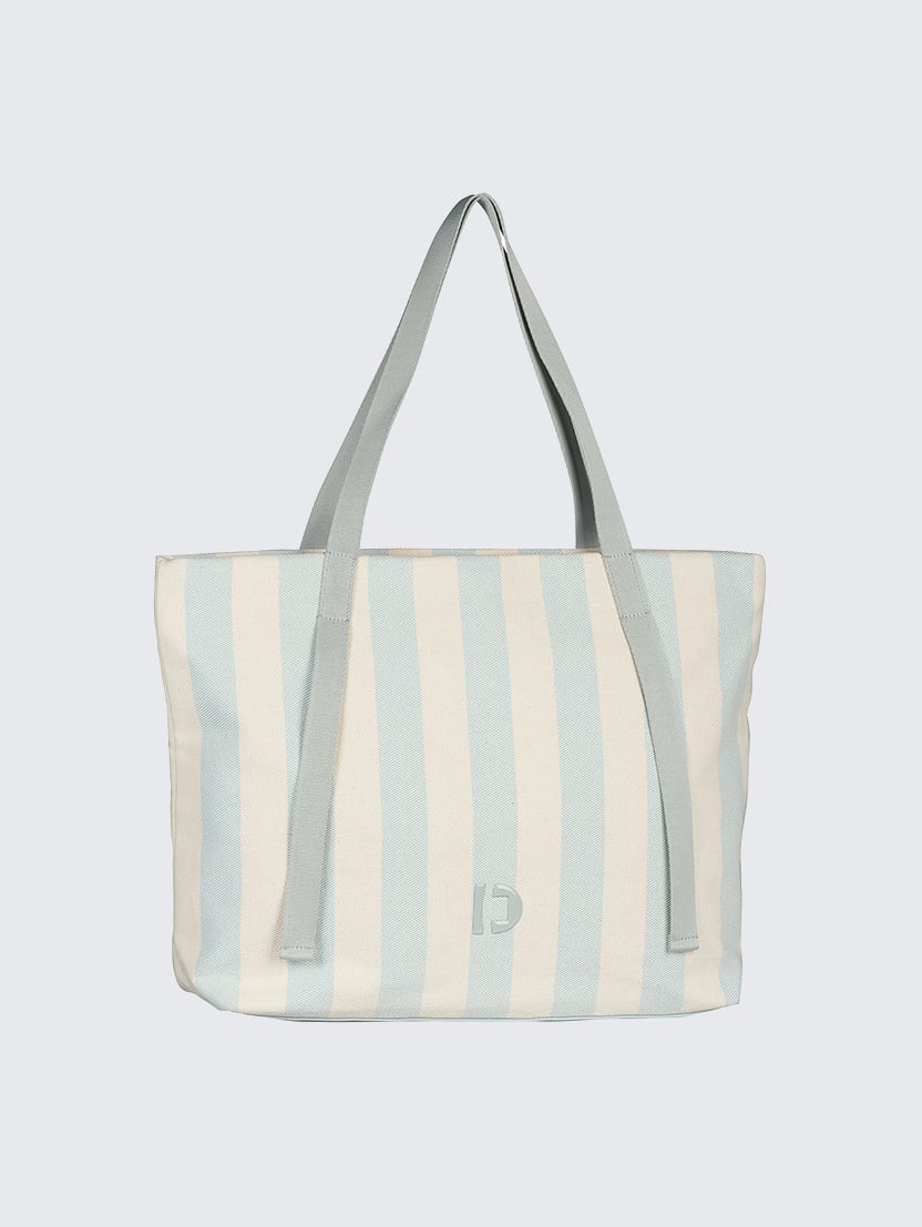 Geantă shopper Jett cu fermoar - Albastru-012366-STRIPES BLUE-16