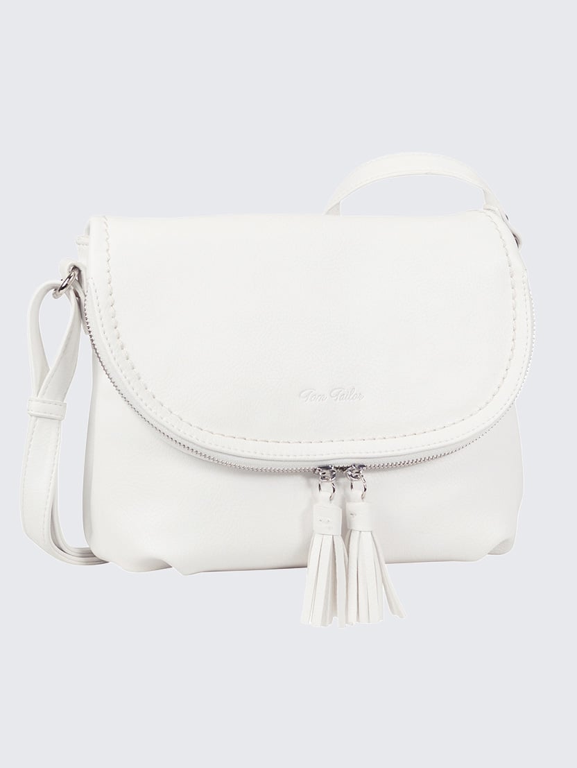 Lari tašna s dugačkim kaišem - Bela-21042-12 - WHITE-15