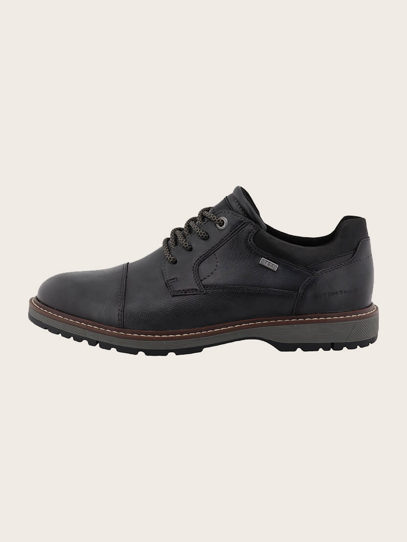 Pantofi eleganţi cu şiret - Gri_3124476