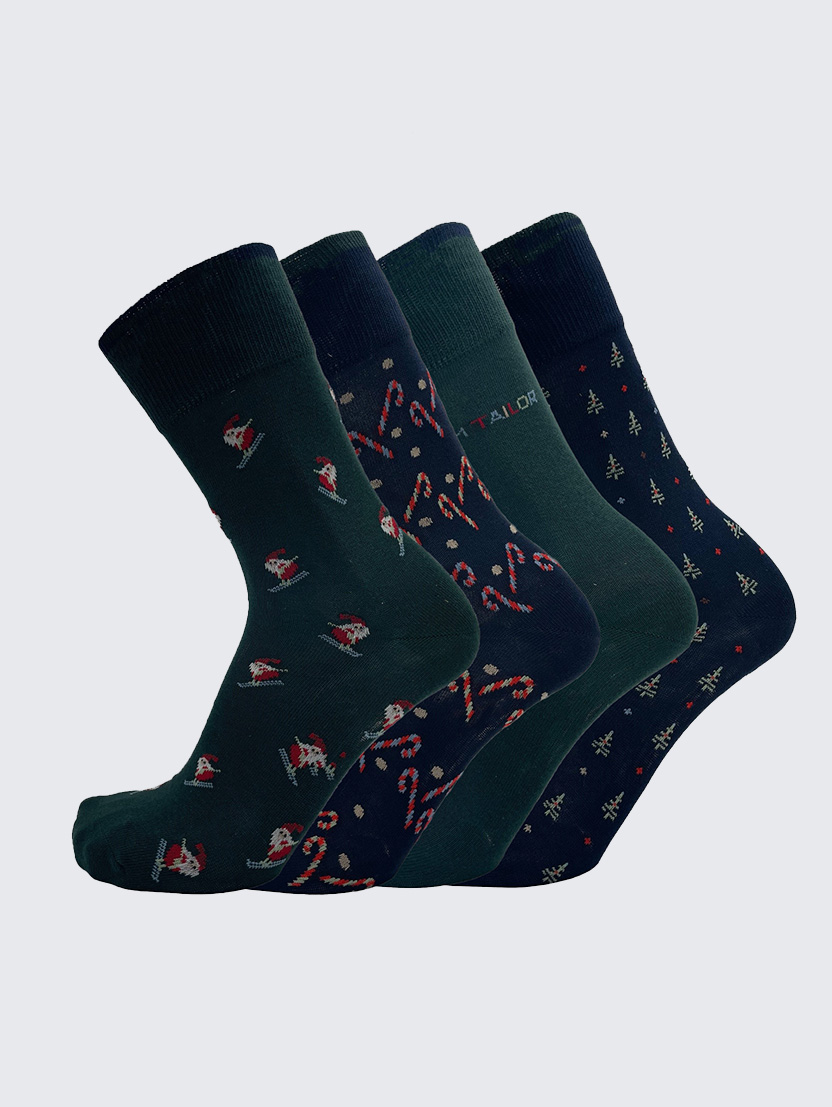 Pakiranje štirih parov nogavic v škatli - Vzorec/večbarvna_396678