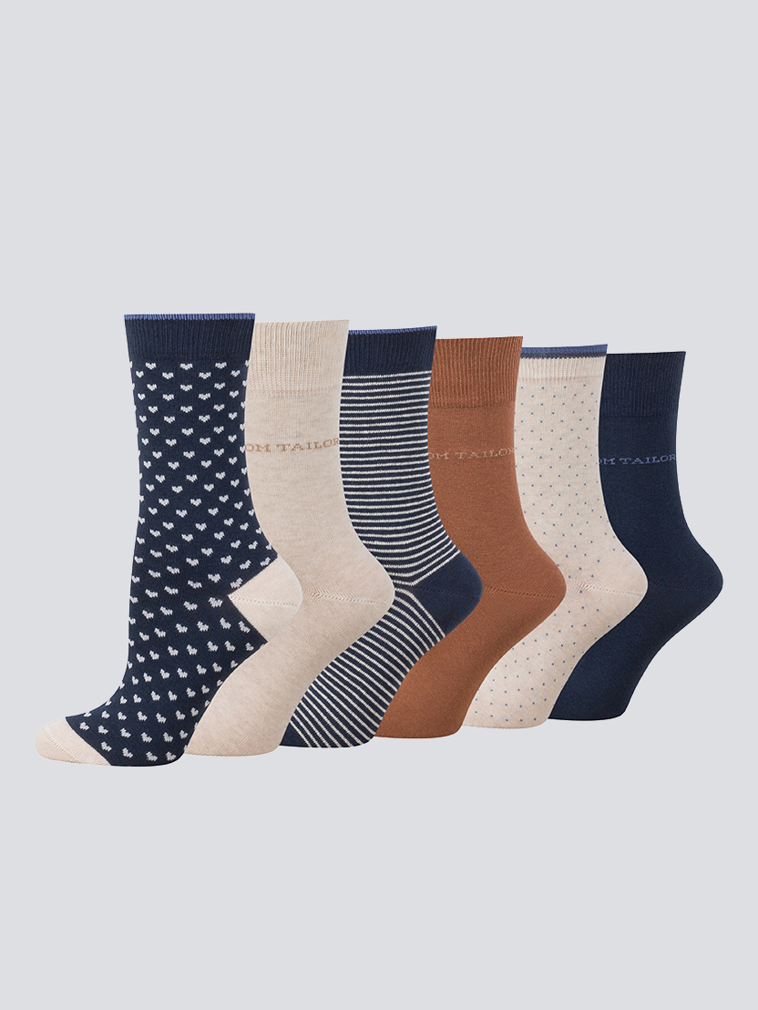 Pakiranje od šest para čarapa - Uzorak/višebojna_4795188