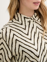 Bluza od mješavine lana - Uzorak/višebojna_4439589