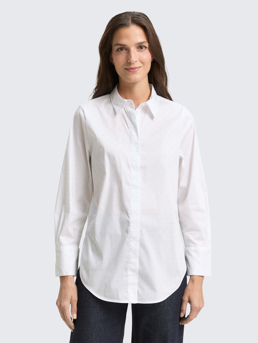 Bluză cu sclipici - Model-Mai multe culori-1048690-39148-16