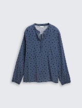 Bluză cu fundă la gât - Model/Mai multe culori_9555155