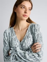 Bluză cu imprimeu integral - Model/Mai multe culori_1756439
