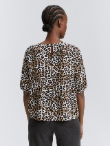 Bluza s potiskom po celotnem oblačilu - Vzorec/večbarvna_9225401