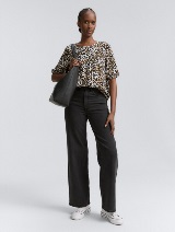 Bluza s potiskom po celotnem oblačilu - Vzorec/večbarvna_9225401