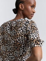 Bluza s potiskom po celotnem oblačilu - Vzorec/večbarvna_9225401