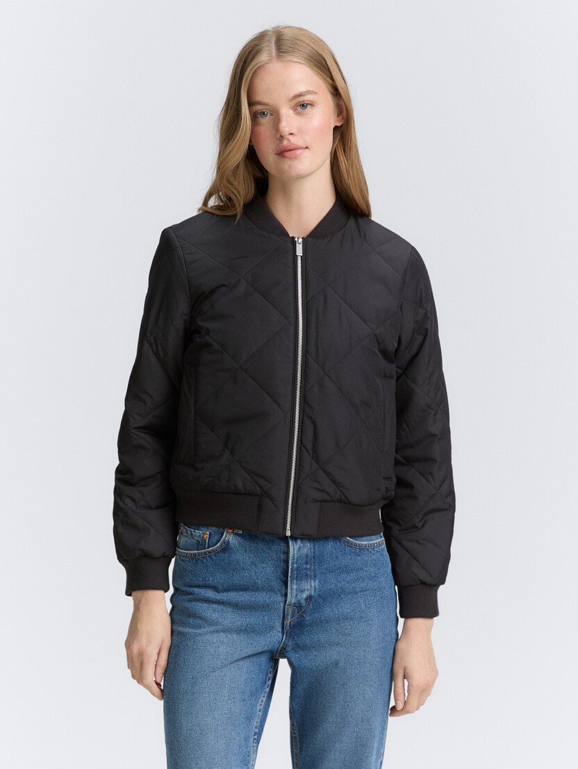 Jachetă  bomber - Negru-1046685-14482-16