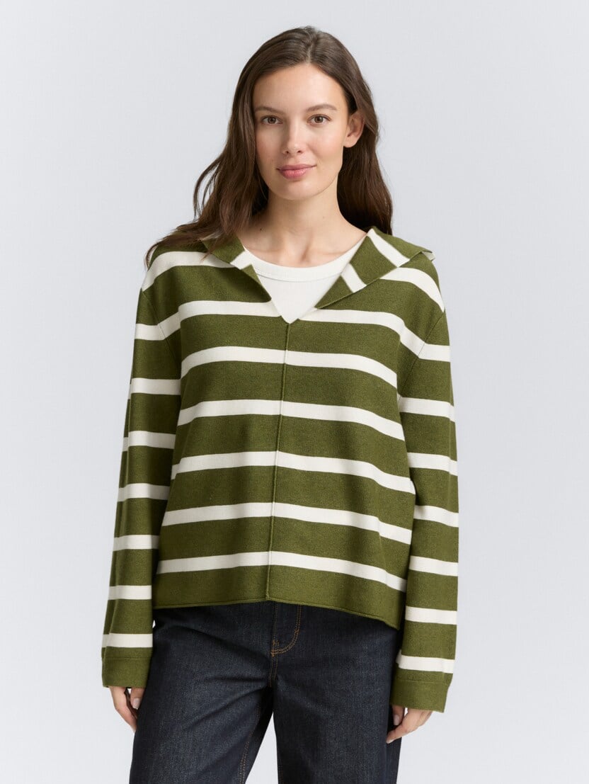  Pulover cu dungi - Model/Mai multe culori-1047692-38587-16