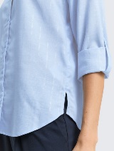 Prugasta bluza - Plava_5735245