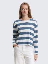 Tricou cu dungi - Albastru_1799174