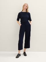 Pantaloni culotte - Albastru_2154859