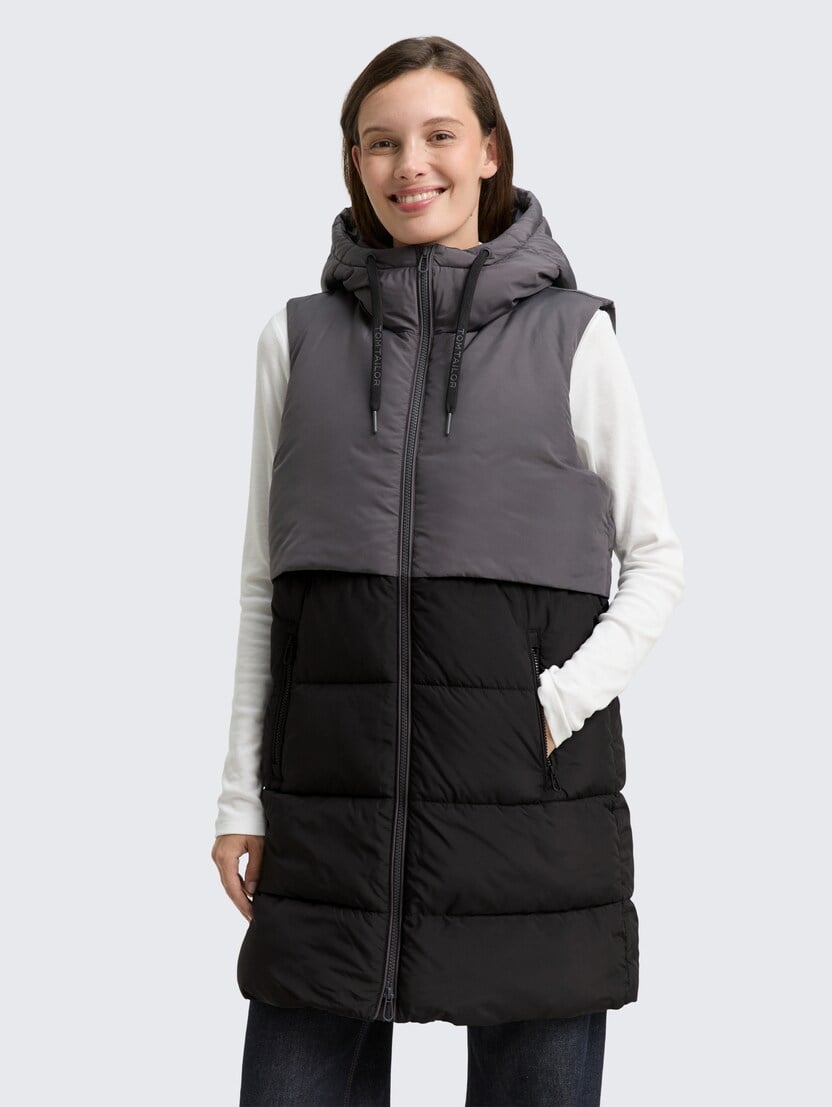 Dolg brezrokavnik - Črna_7754983