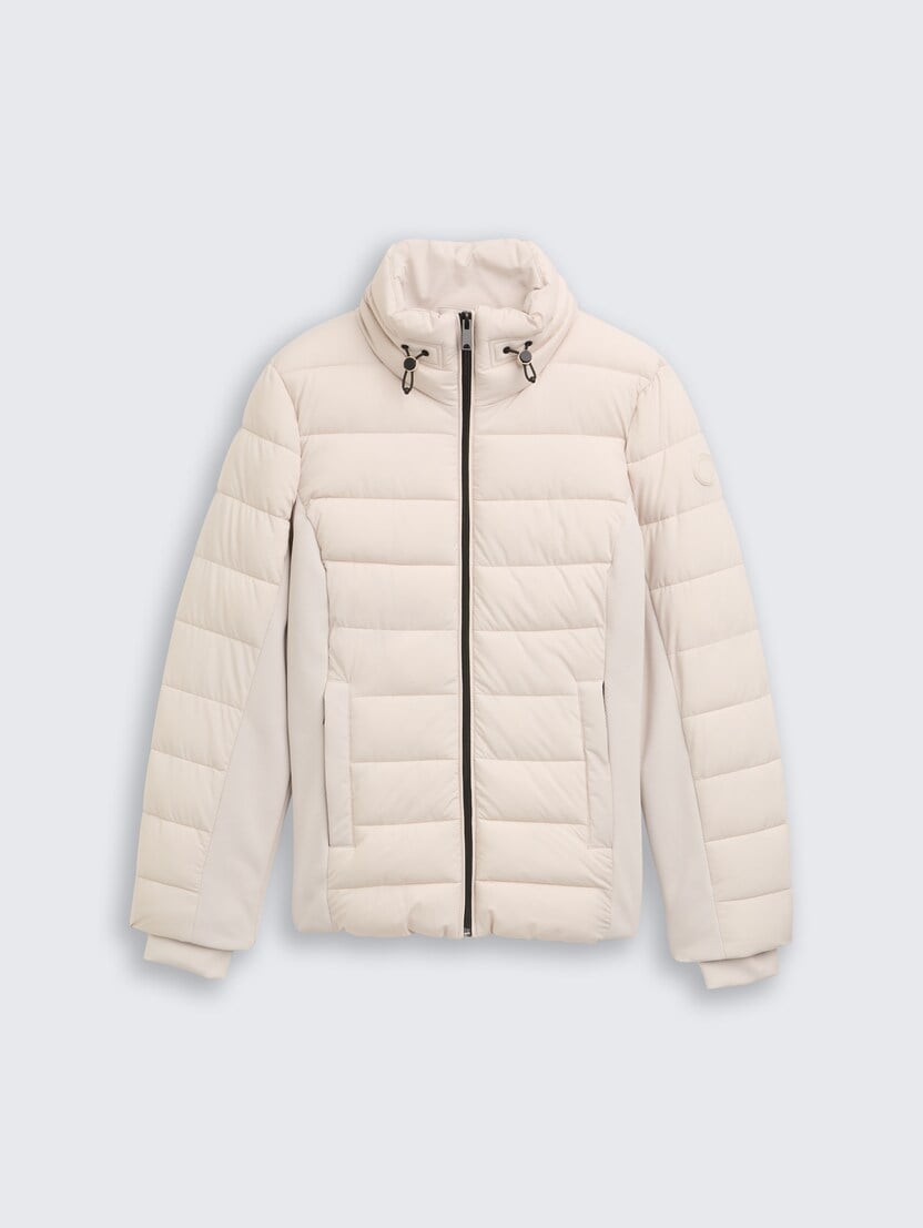 Hibridna puhovka s kapuco - Bež_5976884