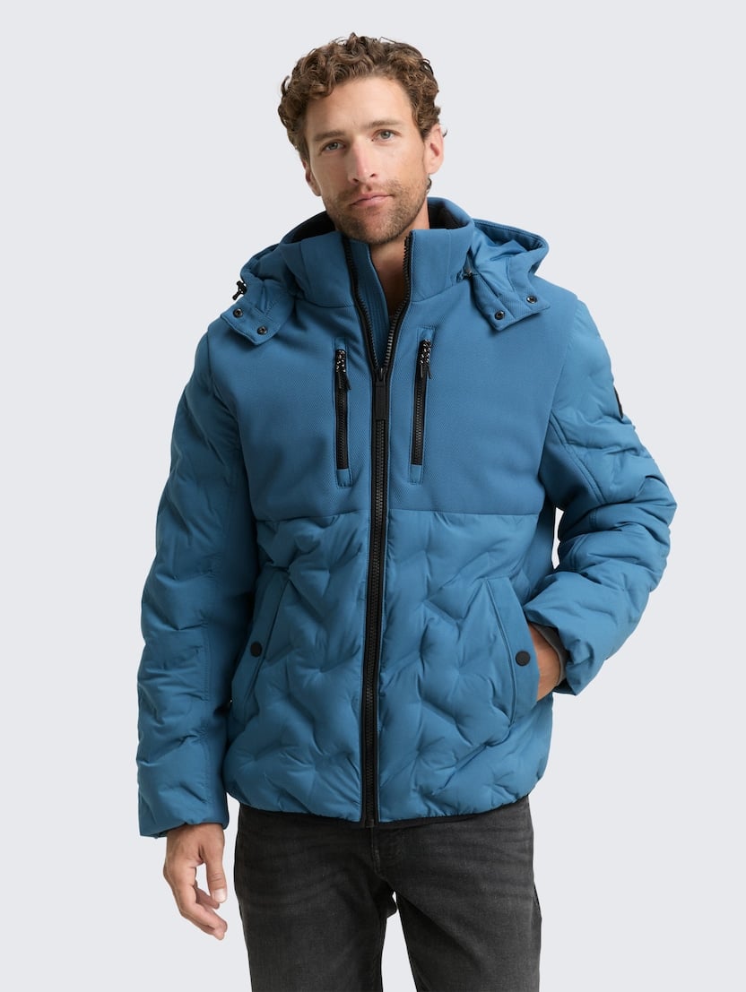 Hibridna puhovka s kapuco - Modra_9398460