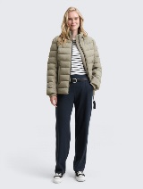 Jachetă hibrid matlasată cu glugă - Verde_9669504