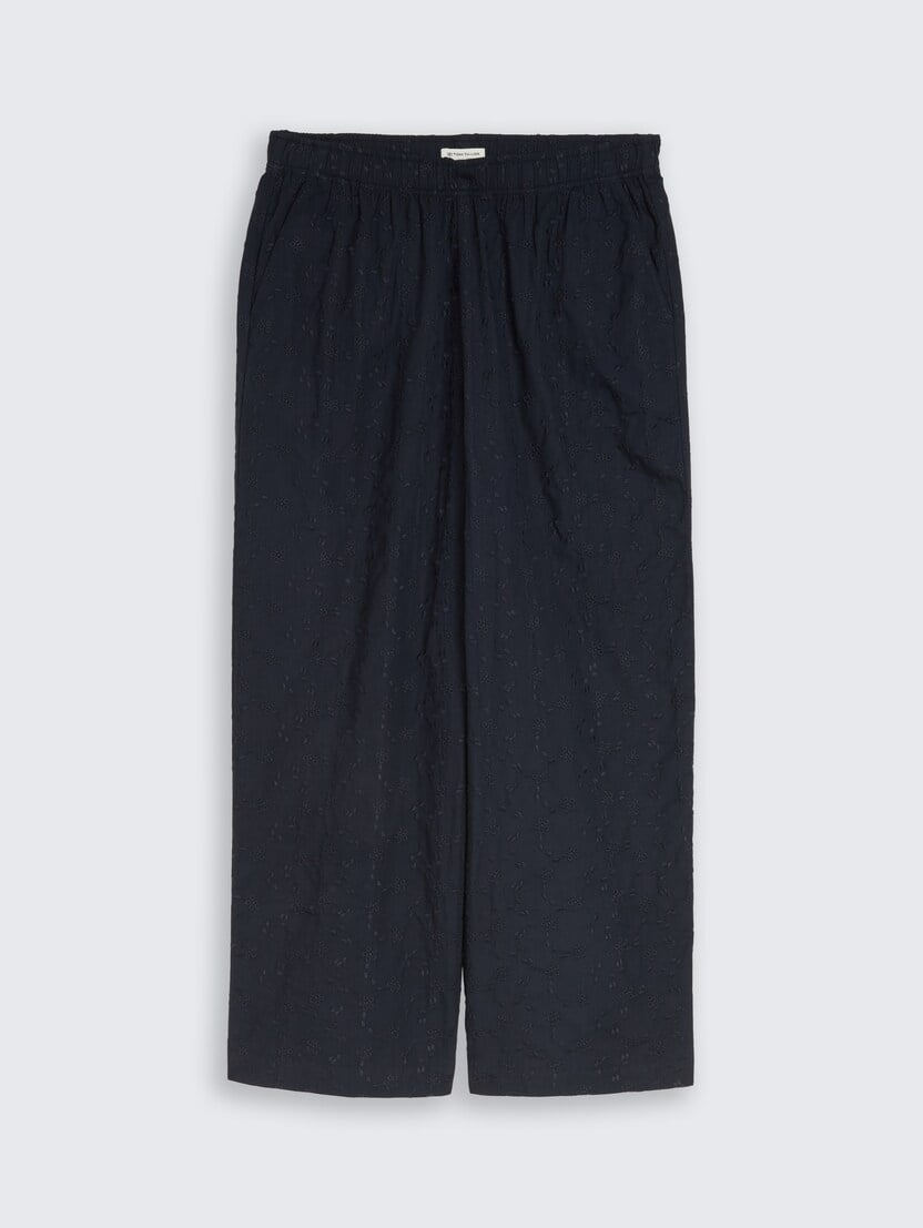 Pantalone sa vezom - Plava_6750775