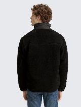 Jachetă  teddy - Negru_2697308