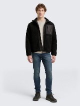 Jachetă  teddy - Negru_2697308