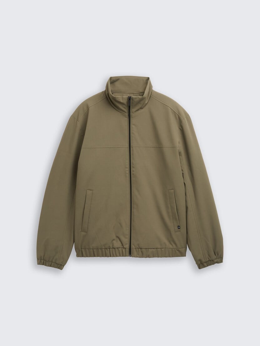 Ležerna jakna s kapuljačom - Zelena_5250733