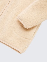 Mekana sportska majica dugi rukav - Bež_8944130