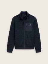 Jachetă sport din fleece - Albastru_2174606