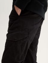 Pantaloni Cargo - Negru_8335088