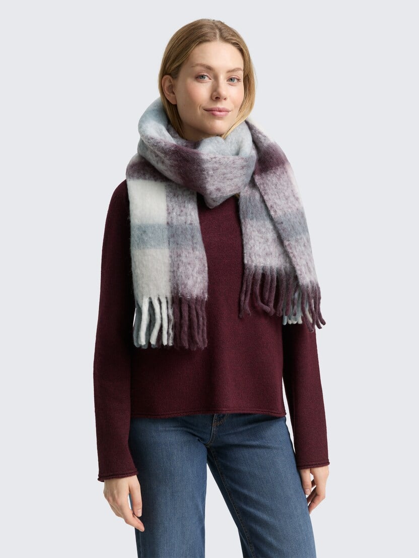 Karirast šal - Vzorec/večbarvna_3759769