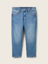 Blugi capri Kate din denim - Albastru_7081072