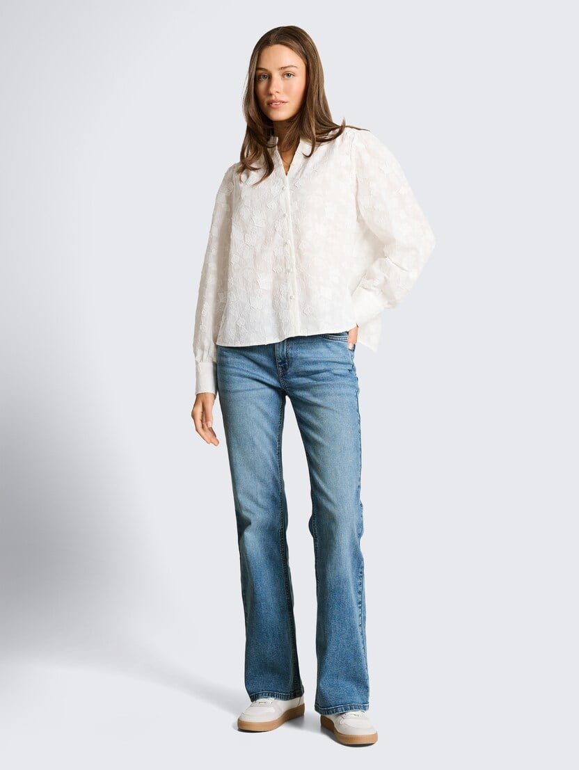 Blugi Stella bootcut - Albastru_6928781