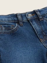 Denim hlače ravnog kroja - Plava_4039548