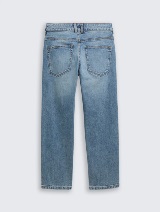 Denim hlače ravnog kroja - Plava_5803871