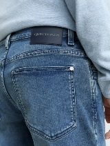 Klasične uske traper hlače - Plava_656207