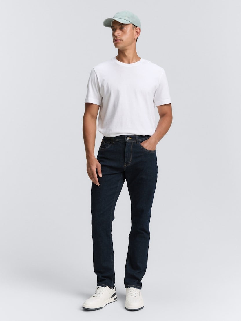 Klasične uske traper hlače - Plava_9290084