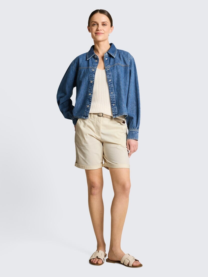 Čino kratke pantalone - Bela_9133056