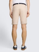 Kratke čino pantalone sa kaišem - Bež_8448322
