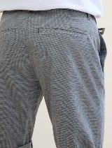 Pantaloni scurţi chino cu curea - Albastru_2345111