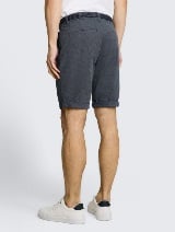 Kratke čino pantalone sa kaišem - Plava_5091515