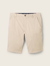 Pantaloni scurţi chino cu imprimeu minimalist - Bej_7628291