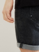 Pantaloni scurţi din denim - Negru_5940971