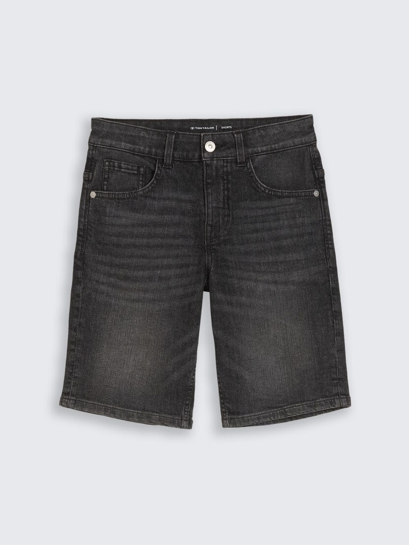 Denim kratke hlače - Crna_8473830