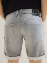 Pantaloni scurţi din denim - Gri_287937