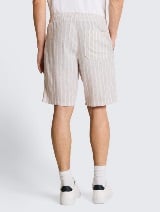 Kratke pantalone od mešavine lana - Uzorak/višebojna_2854304