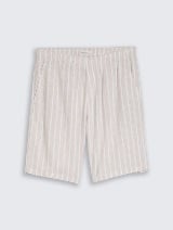 Kratke pantalone od mešavine lana - Uzorak/višebojna_2854304